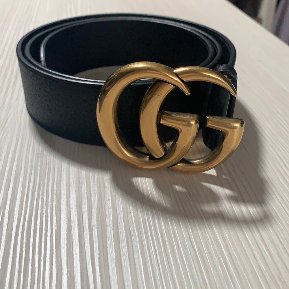 Gucci belt with marmont symbol. Used once